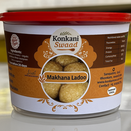Makhana Ladoo (Sugar free | Protein-Rich | No Preservatives)