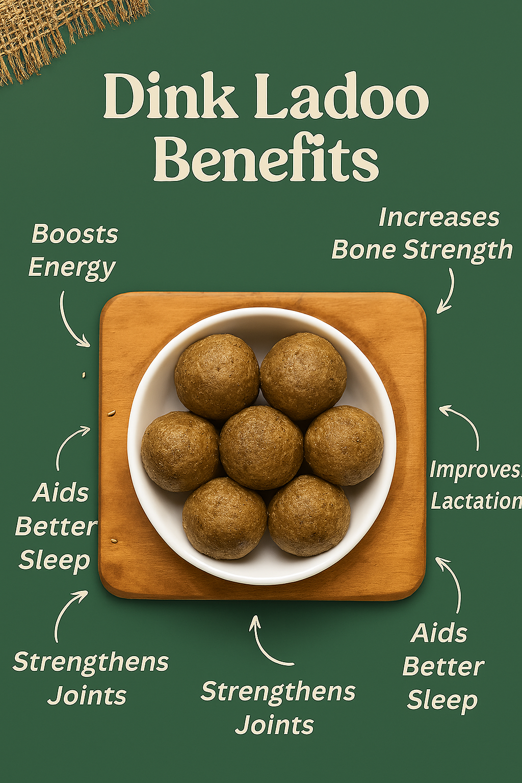 Dink Ladoo (Sugar free| Strengthens Bones | Ideal for New Moms)