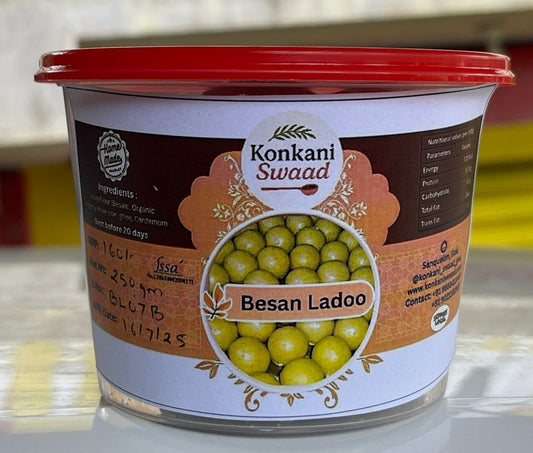Besan Ladoo (Homemade | Pure cow ghee Roasted | No Preservatives)